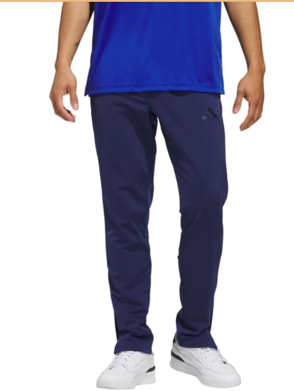 adidas Men's Essential Tricot Track Pant DKBLUE Large